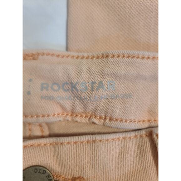 Old navy size 2 peach colored Rockstar skinny jeans - Picture 4 of 8